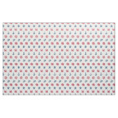 Symboolpatroon rood wit en blauw Zee Stof (Fat Quarter)