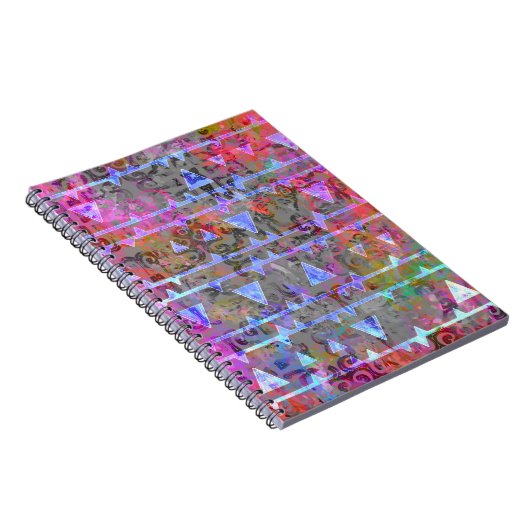  Symboolpatroon Waterverf Aztec Notitieboek (Rechterzijde)