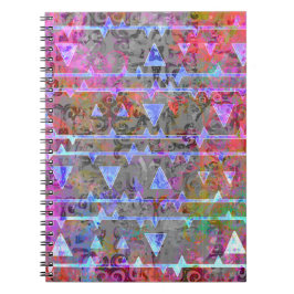  Symboolpatroon Waterverf Aztec Notitieboek