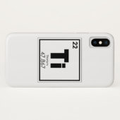 Symboolscheikundeformules Titaniumelement Case-Mate iPhone Case (Achterkant (horizontaal))