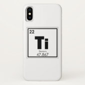Symboolscheikundeformules Titaniumelement Case-Mate iPhone Case (Achterkant)