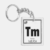 Symboolscheikundige transformatieformule van het T Sleutelhanger (Voorkant Links)