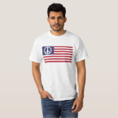 Symboolsterren en stripes Amerikaanse vlag T-shirt (Voorkant volledig)