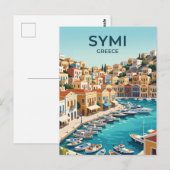 Syme Griekenland Briefkaart (Voorkant / Achterkant)