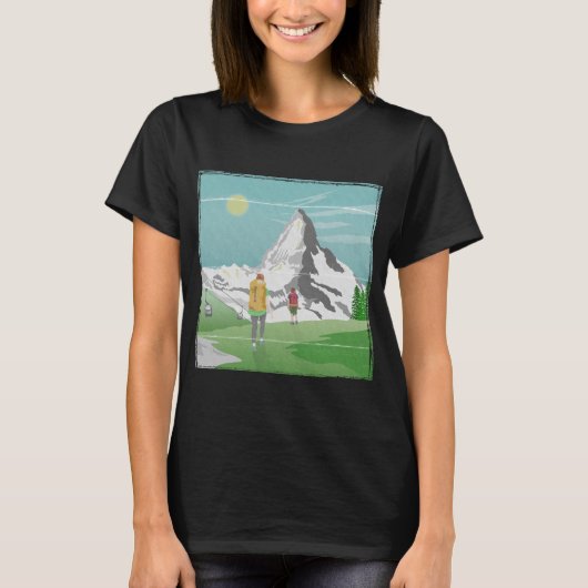 Syme Hut Mount Taranaki T-shirt (Voorkant)