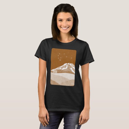 Syme Hut Mount Taranaki T-shirt (Voorkant volledig)