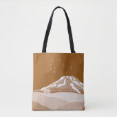 Syme Hut Mount Taranaki Tote Bag (Voorkant)
