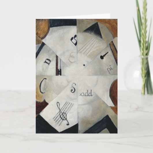 Symfonie, 1915 kaart (Voorkant)