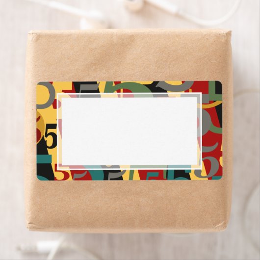 Symfonie # 5 Vijfde of vijftigste verjaardag verja Etiket (Insitu)