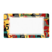 Symfonie # 5 Vijfde of vijftigste verjaardag verja Etiket (Voorkant)