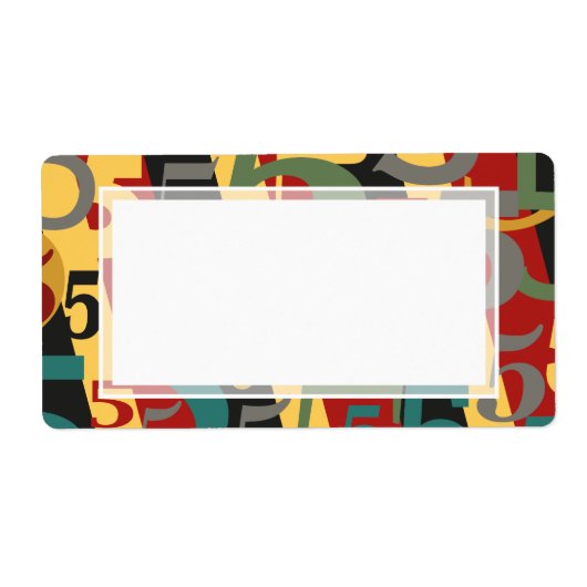 Symfonie # 5 Vijfde of vijftigste verjaardag verja Etiket (Voorkant)