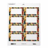 Symfonie # 5 Vijfde of vijftigste verjaardag verja Etiket (Full Sheet)