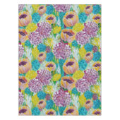 Symfonie Hydrangea Klaproos Bloem Tafelkleed (Voorkant)