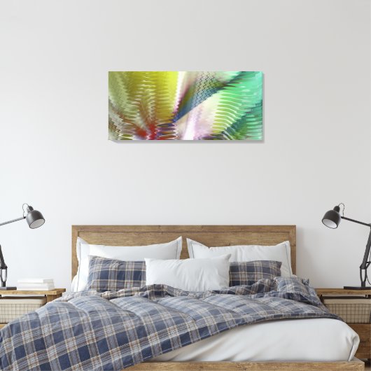 Symfonie II Canvas Afdruk (Insitu (Slaapkamer))