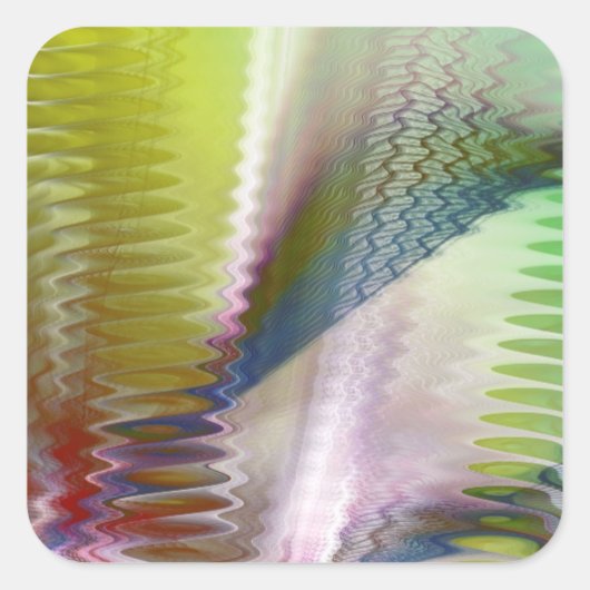 Symfonie II Vierkante Sticker (Voorkant)