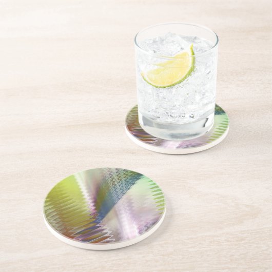 Symfonie II Zandsteen Onderzetter (Zijkant)