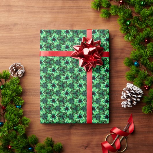 Symfonie in het groen cadeaupapier (Feestdagen Geschenken)