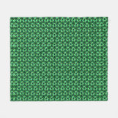 Symfonie in het groen fleece deken (Voorkant (Horizontaal))