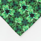 Symfonie in het groen fleece deken (Hoek)