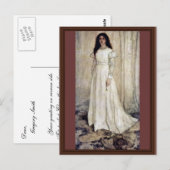 Symfonie nr. 1 in witte meisjes door James Abb Briefkaart (Voorkant / Achterkant)