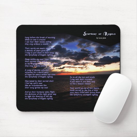 Symfonie van Angels Mousepad Muismat (Met muis)