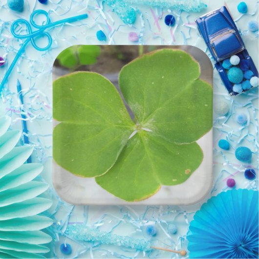 Symfonie van bladeren: 9-inch vierkant papier Bord (Feest)