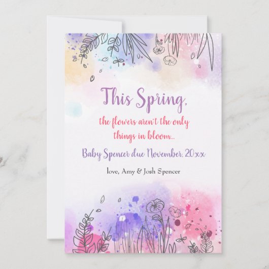 Symfonie van de aankondiging van de kleurenzwanger (Voorkant)