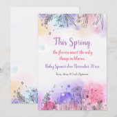 Symfonie van de aankondiging van de kleurenzwanger (Voorkant / Achterkant)