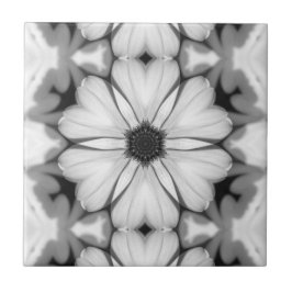 Symfonie van de bloemblaadjes tegeltje