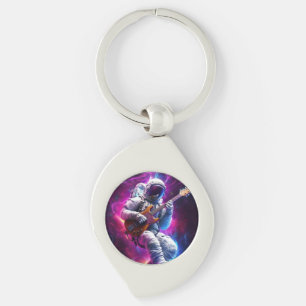 Symfonie van de Leegte Neon Cyberpunk Ruimtevaar Sleutelhanger