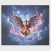 Symfonie van de Maanverlichte Hemel Cadeaupapier (Vlak)