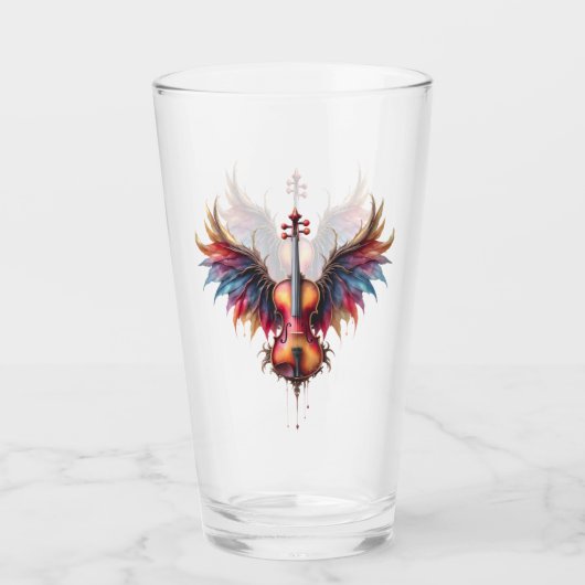 Symfonie van de Maanverlichte Hemel Glas (Voorkant)