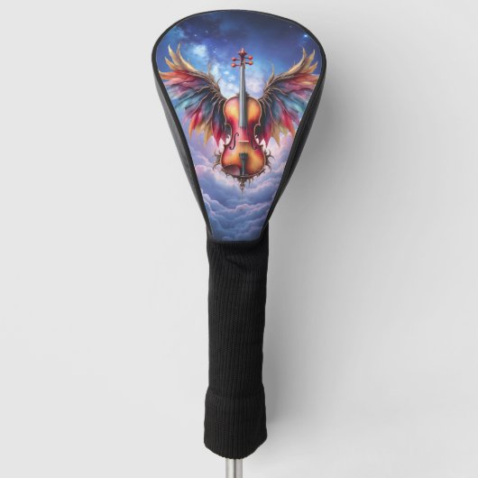 Symfonie van de Maanverlichte Hemel Golfheadcover (Voorkant)