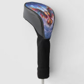 Symfonie van de Maanverlichte Hemel Golfheadcover (Schuin)