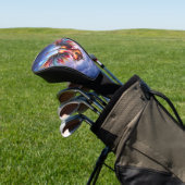 Symfonie van de Maanverlichte Hemel Golfheadcover (Insitu)