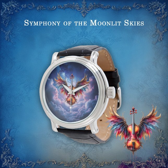 Symfonie van de Maanverlichte Hemel Horloge (Creator heeft geüpload)