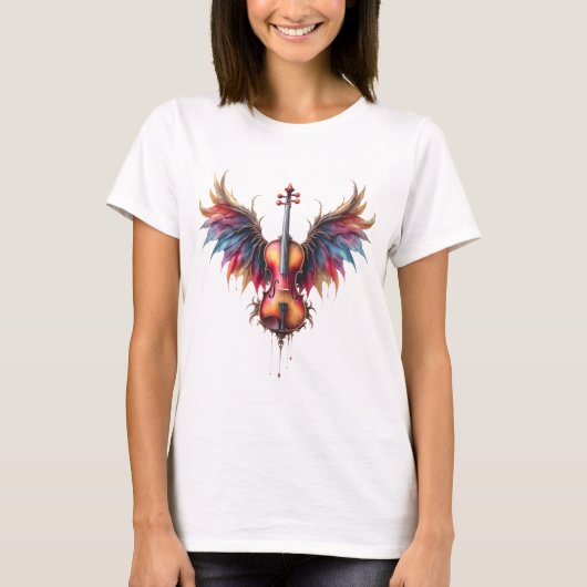 Symfonie van de Maanverlichte Hemel T-shirt (Voorkant)