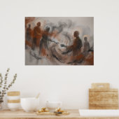 Symfonie van de Onzichtbare Wortel Poster (Keuken)