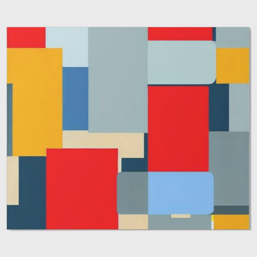 Symfonie van de pleinen cadeaupapier (Vlak)