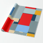 Symfonie van de pleinen cadeaupapier (Uitgerold)