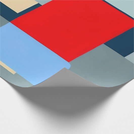 Symfonie van de pleinen cadeaupapier (Hoek)