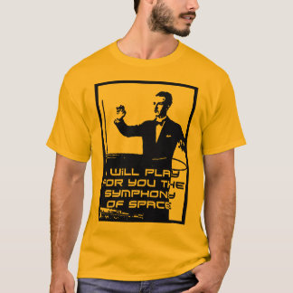 Symfonie van de ruimte t-shirt