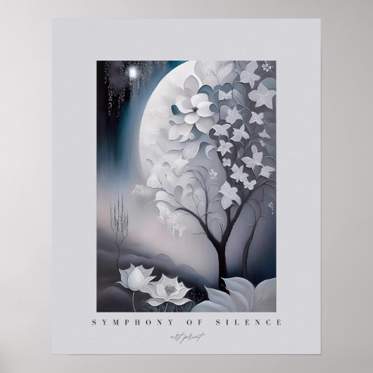 Symfonie van de stilte poster (Voorkant)