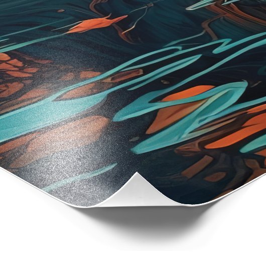 Symfonie van de tijd - Een Klok's reflectie bij zo Foto Afdruk (Hoek)