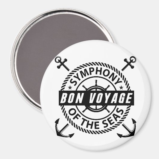Symfonie van de Zeeen Cruise Magnet (Voorkant / Achterkant)