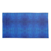 Symfonie van diepblauwe tinten M-formaat patroon Kussensloop (Achterkant)