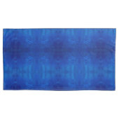 Symfonie van diepblauwe tinten M-formaat patroon Kussensloop (Voorkant)