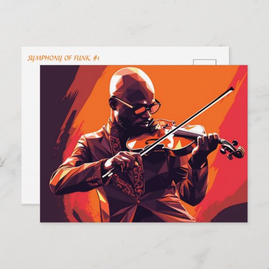 SYMFONIE VAN FUNK #1 BRIEFKAART (Voorkant / Achterkant)