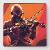 SYMFONIE VAN FUNK #1 VIERKANTE KLOK (Voorkant)