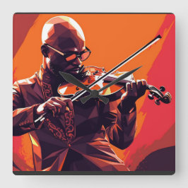 SYMFONIE VAN FUNK #1 VIERKANTE KLOK